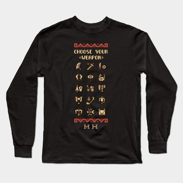 Choose your weapon Long Sleeve T-Shirt by AdamWorks